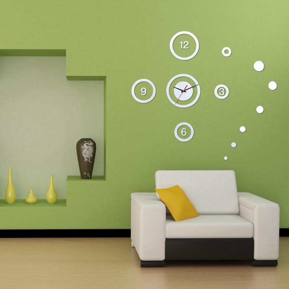 Horloge murale trendy 3d moderne décoration