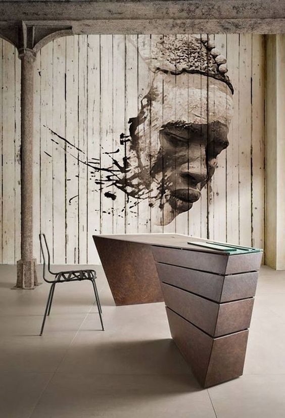 Fresque decoration murale