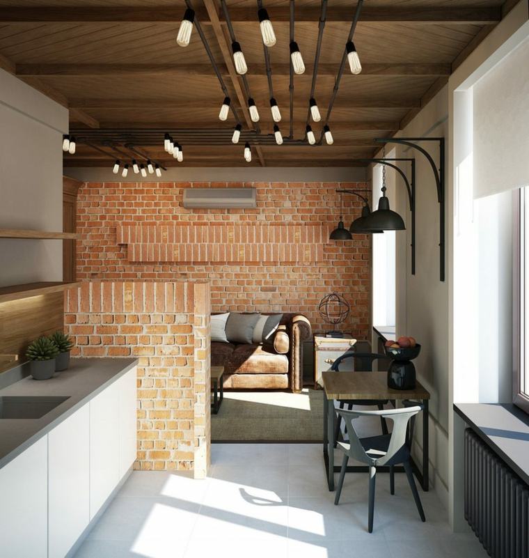 Mur brique interieur decoration