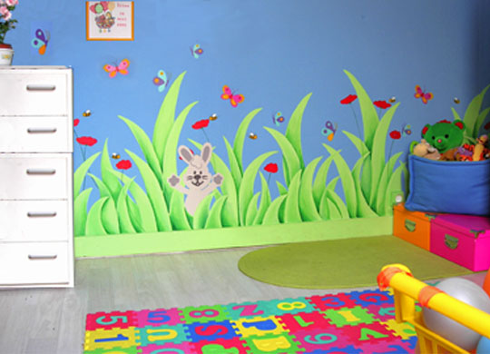 Decoration de jardin enfant