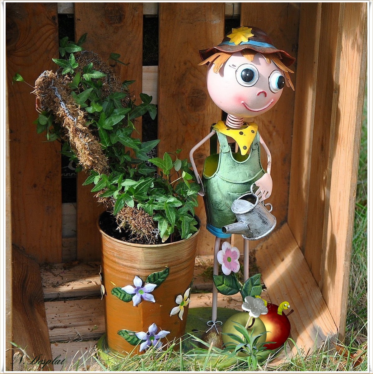 Décoration jardin personnage