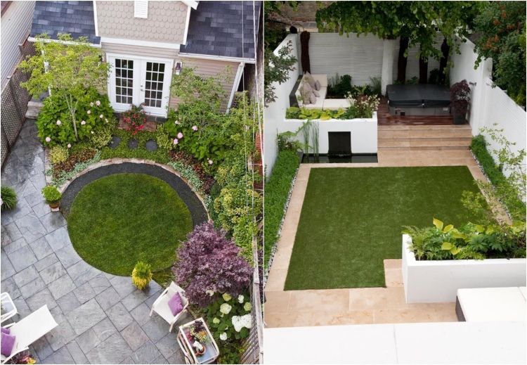 Decoration pelouse jardin