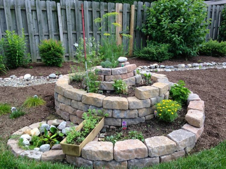 Pierre decoration jardin