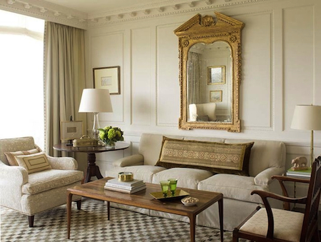 Décoration salon beige