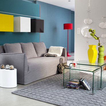 Décoration couleur salon