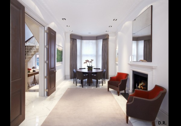 Décoration entrée salon