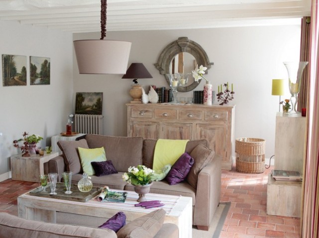Decoration prune salon