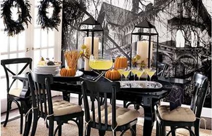 Décoration salon halloween
