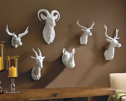 Tete animal decoration murale