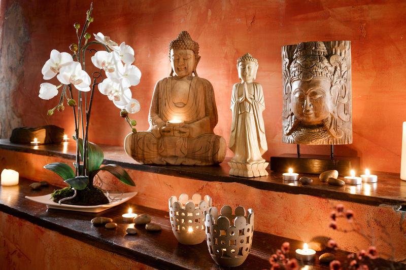 Decoration bouddha pour salon