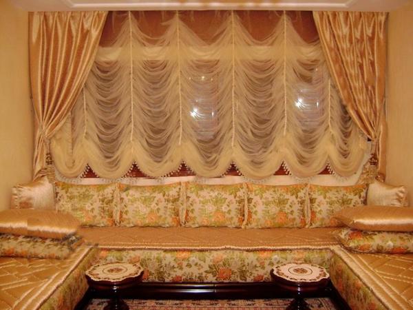 Salon beldi marocain decoration