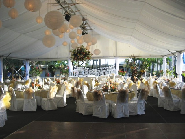 Decoration interieur chapiteau
