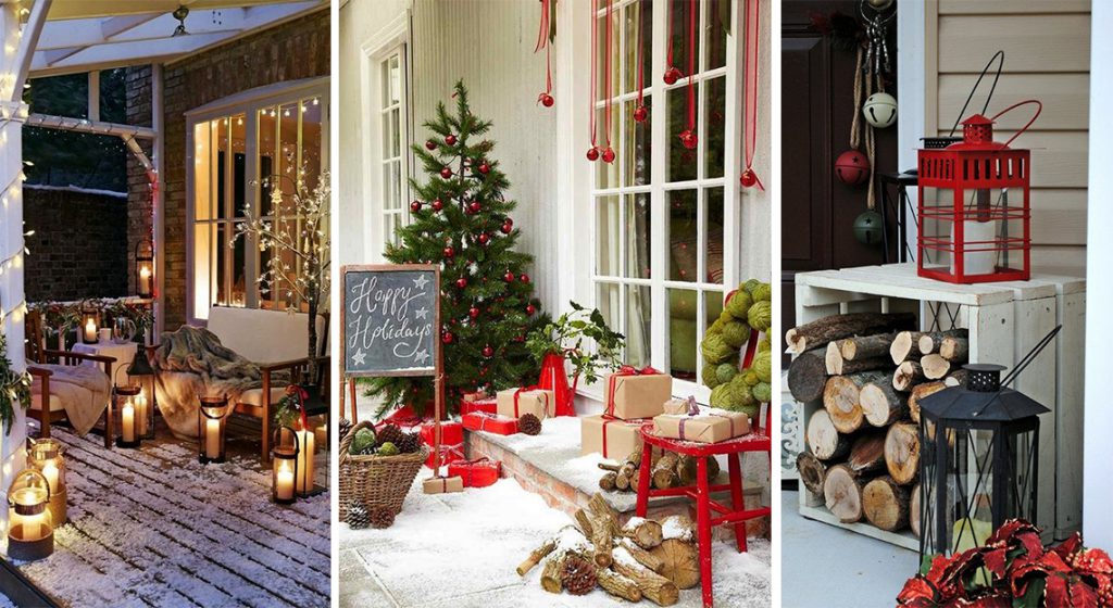 Decoration porte interieur noel