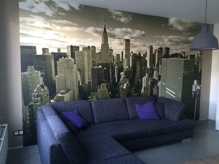 Idée décoration salon new york