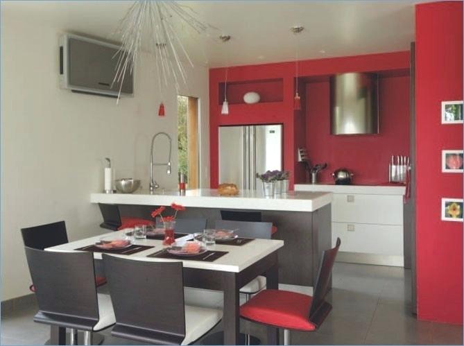 Décoration cuisine salon