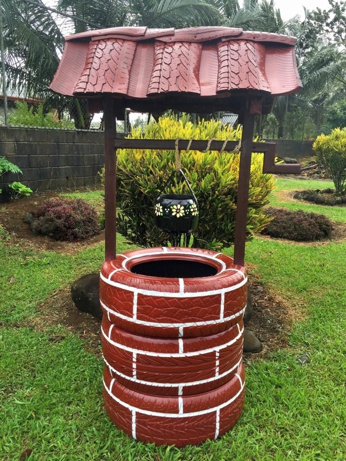 Puits decoration pour jardin