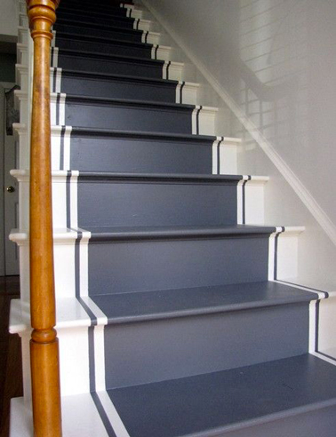 Decoration escalier interieur peinture