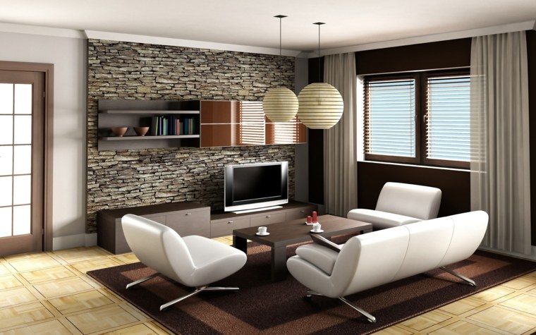 Decoration mur salon sejour