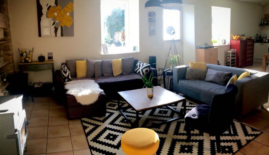 Decoration interieur gris bois noir