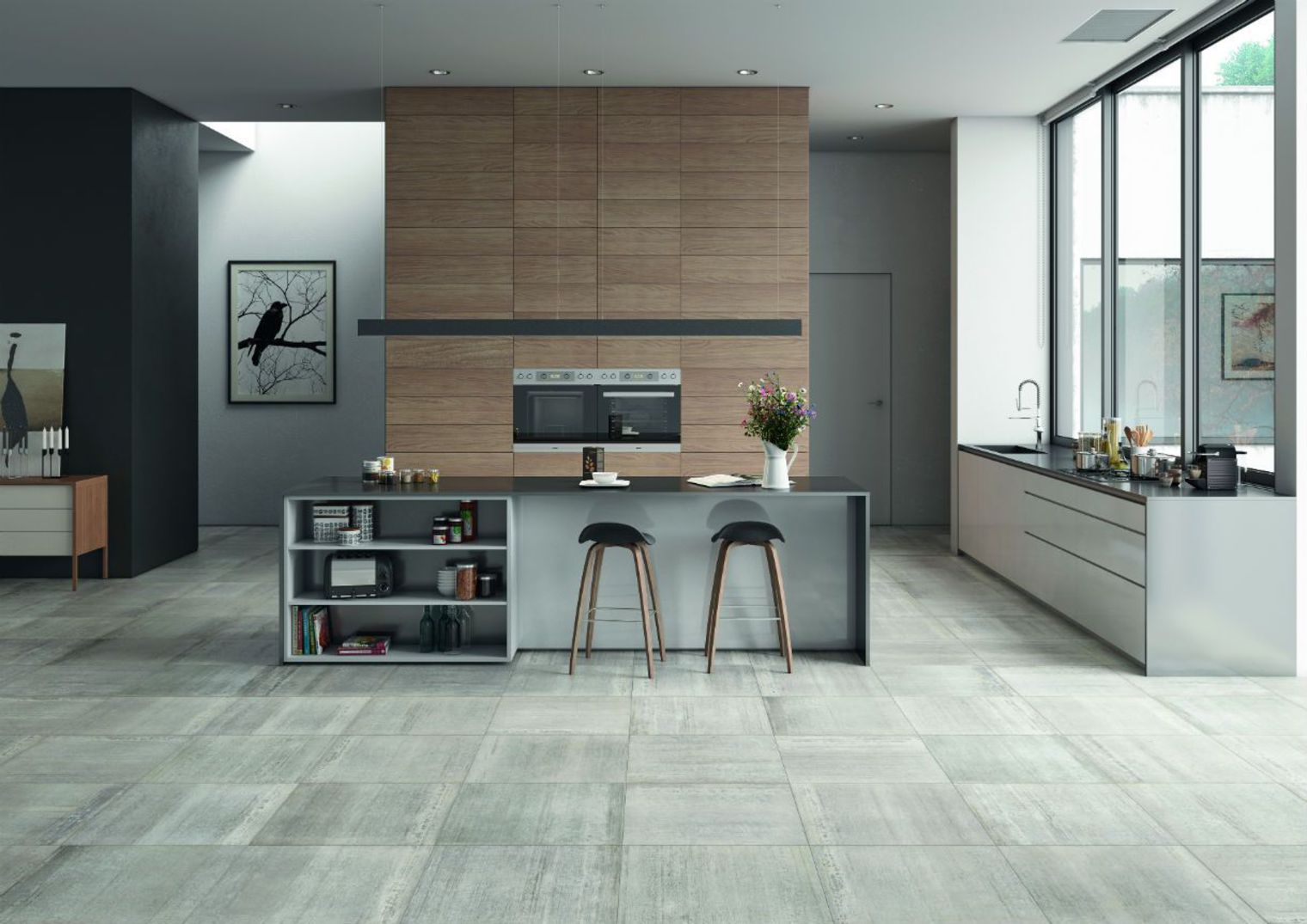 Decoration maison sol gris