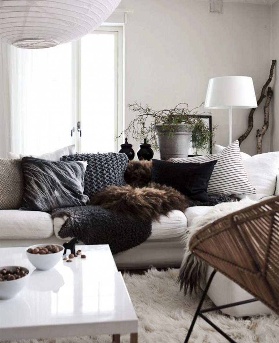 Decoration interieur salon chaleureux