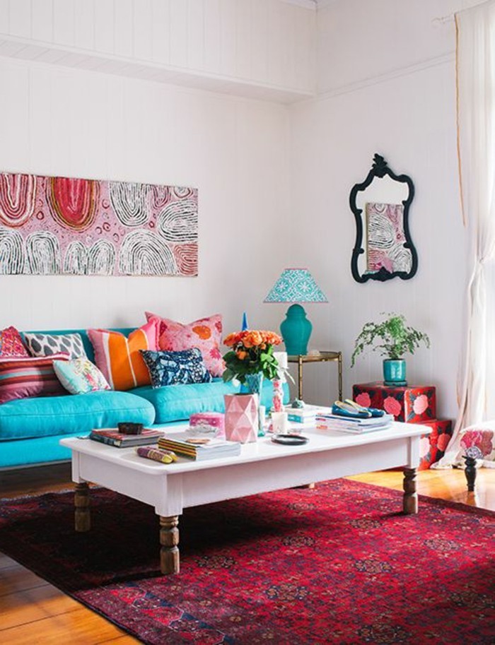 Decoration salon design colore