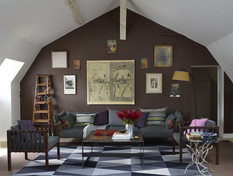 Decoration salon taupe gris blanc