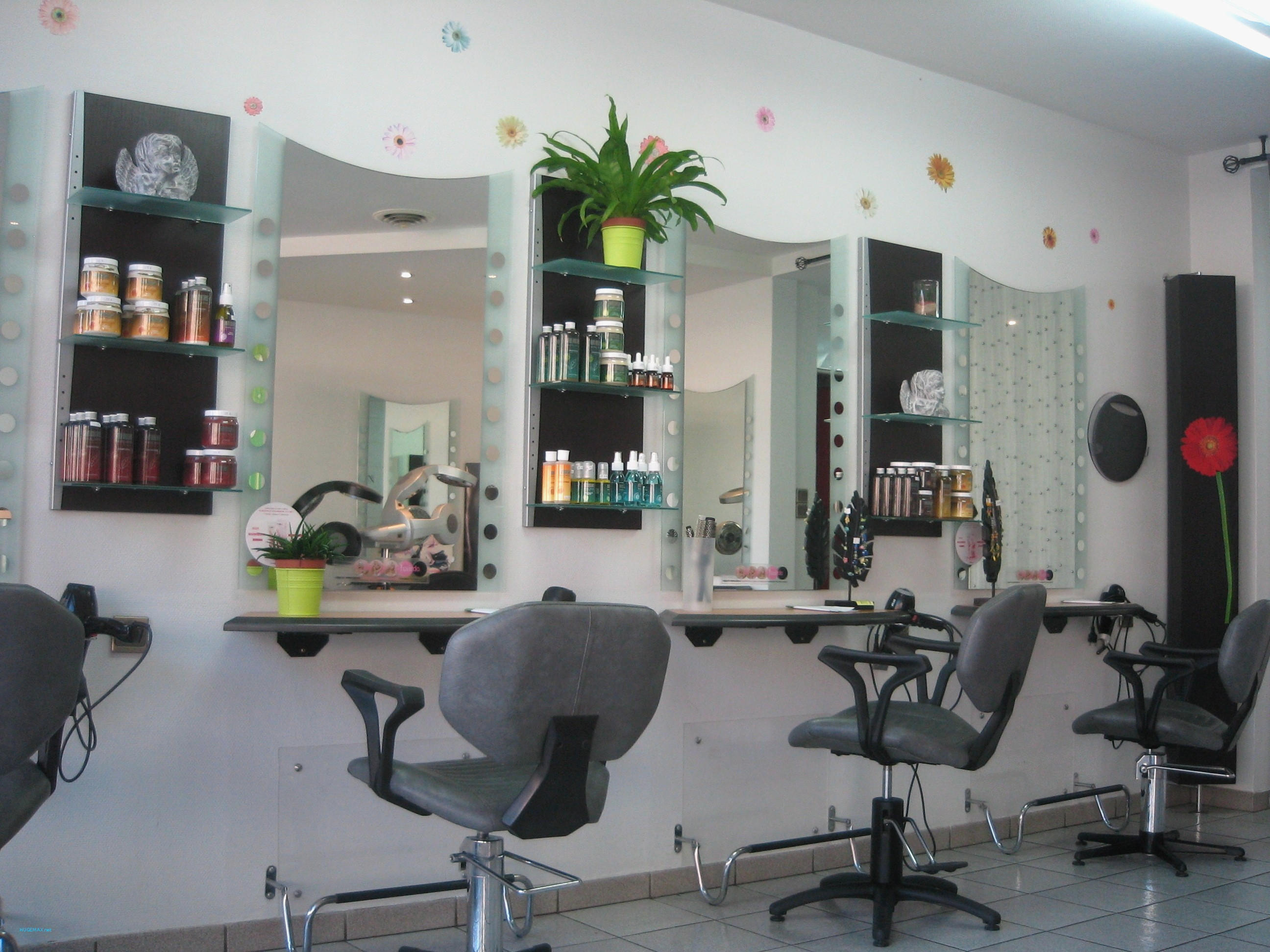 Décoration originale salon de coiffure