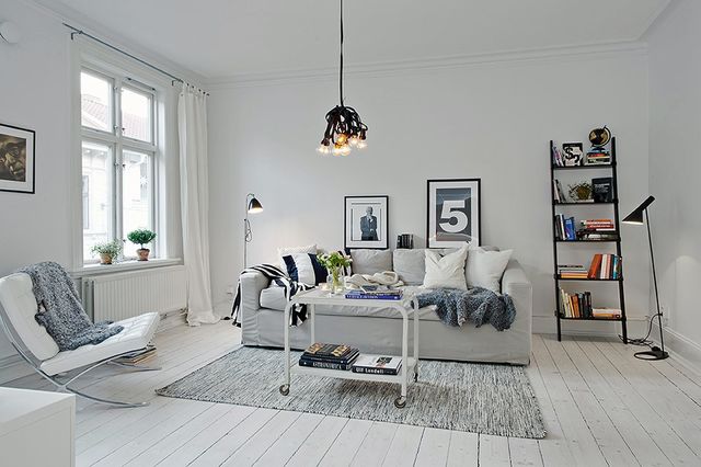 Salon scandinave decoration