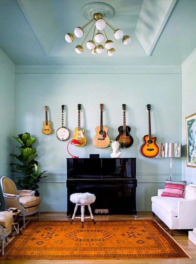 Decoration salon musique