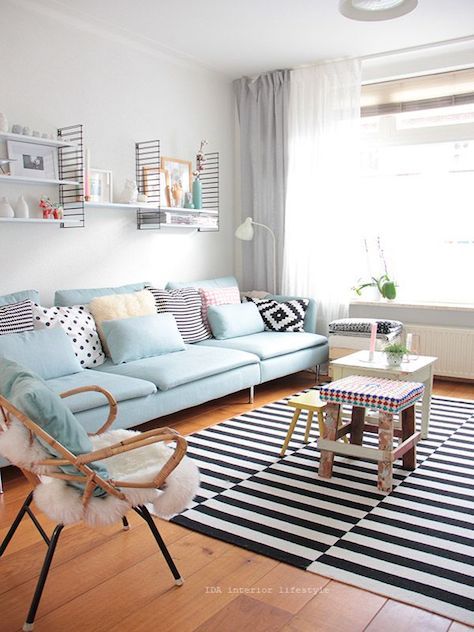 Décoration salon style scandinave