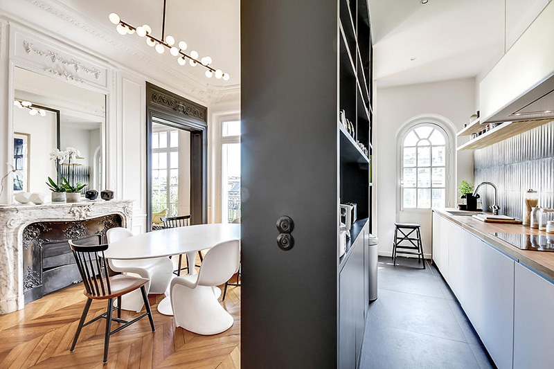 Decoration design appartement haussmannien