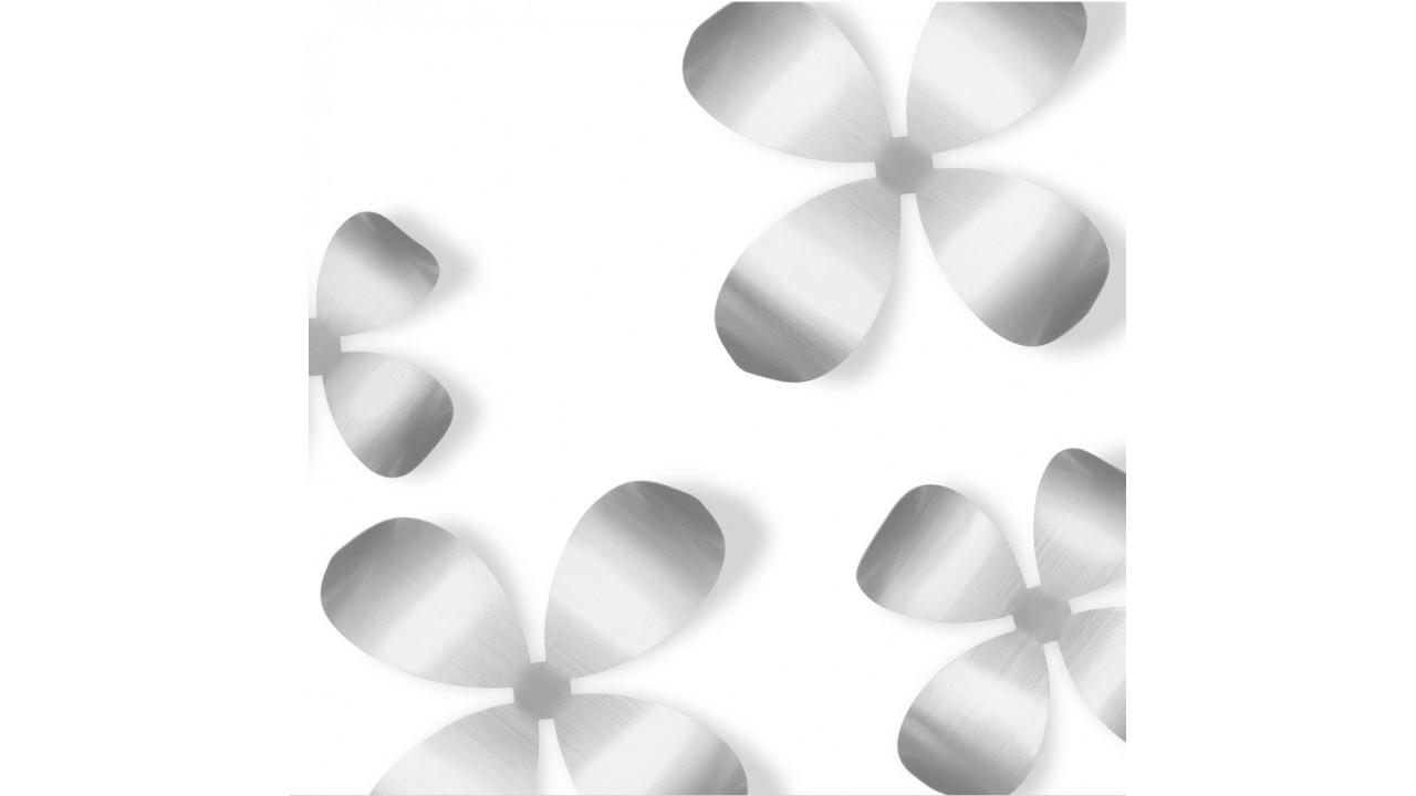 Decoration murale chrome