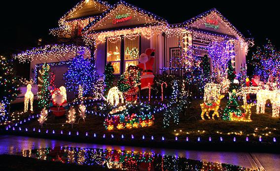 Decoration exterieur maison noel