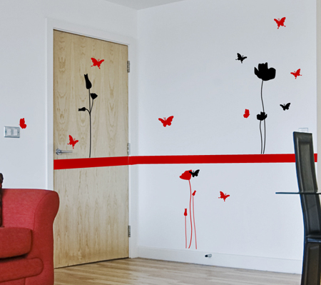 Decoration murale pour porte