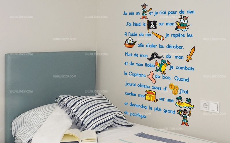 Decoration murale pirate