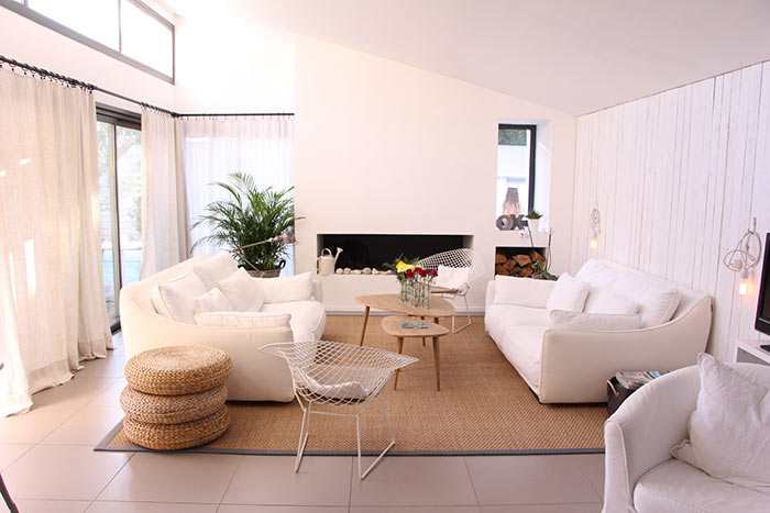 Salon decoration epurée