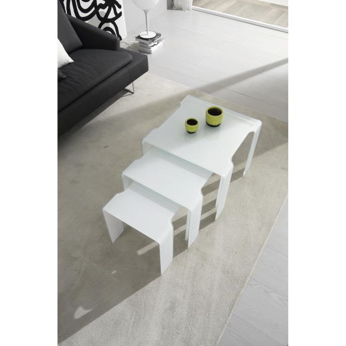 Decoration salon table basse gigogne