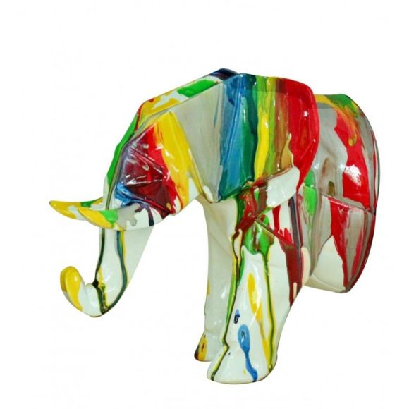 Decoration murale tete elephant