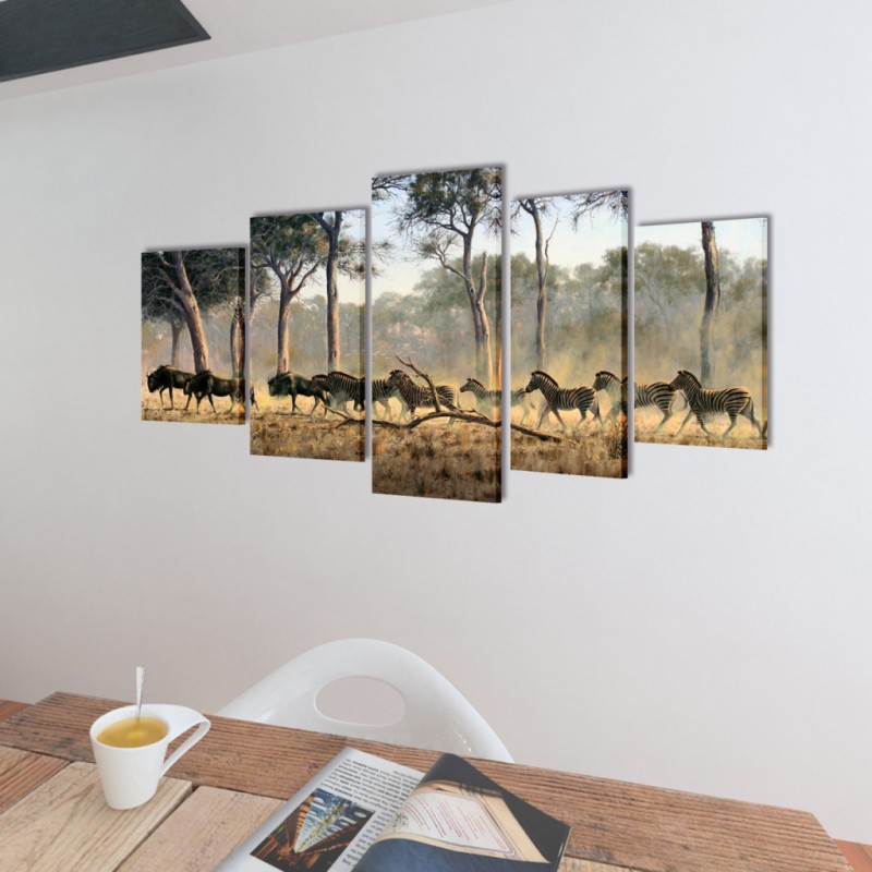 Decoration murale en 5 piece