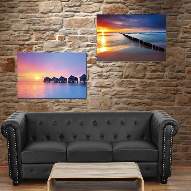 Toile de decoration murale led