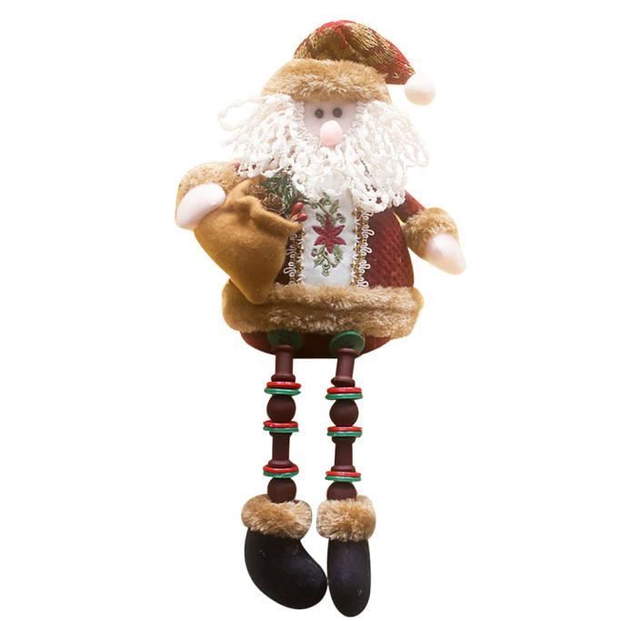 Pere noel assis decoration interieur