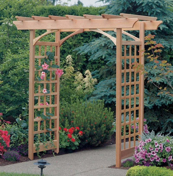 Decoration tonnelle jardin