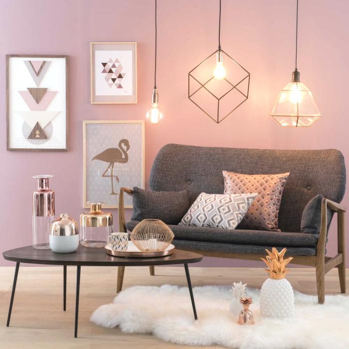 Decoration salon cuivre