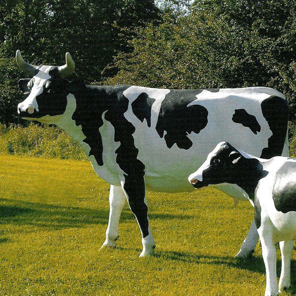 Vache decoration jardin