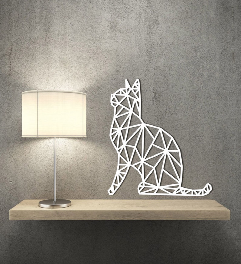 Chat decoration murale