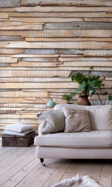 Planche bois decoration murale