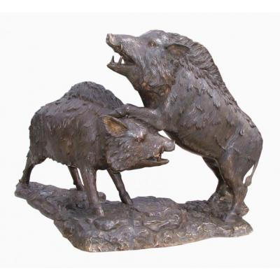 Décoration de jardin en bronze