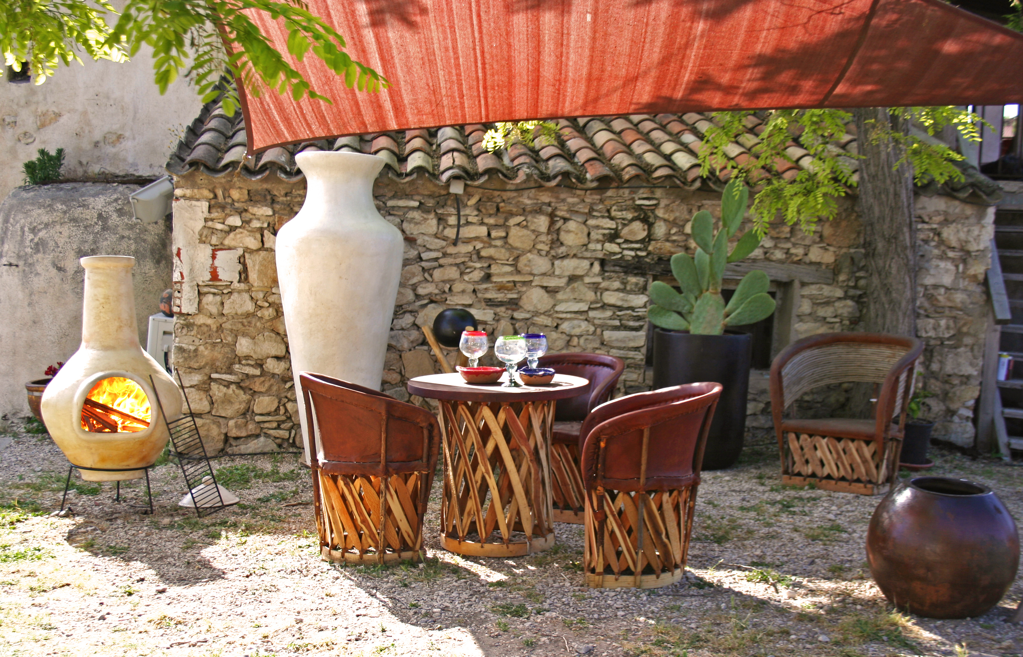 Décoration jardin mexicain