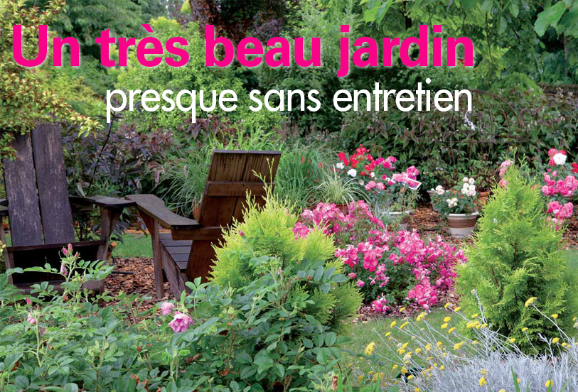 Decoration de jardin fleurie